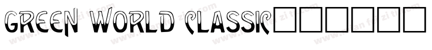 green world classic字体转换